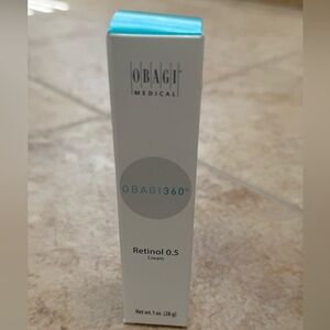 Obagi 360 Retinol 0.5 Cream — White and Teal Accents